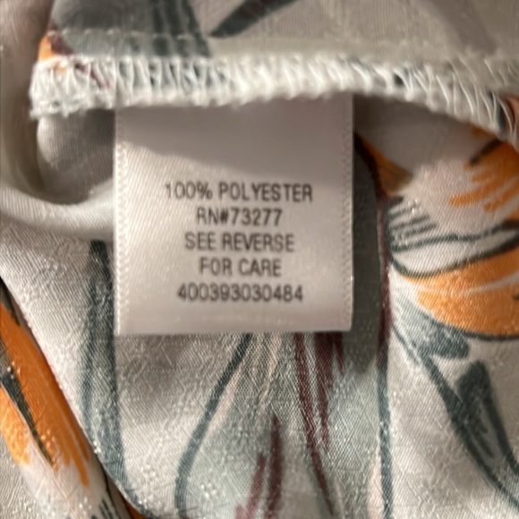 Croft & Barrow Easy Care Men’s size XL Button Down Collared Hawaiian Shirt. - Picture 6 of 10